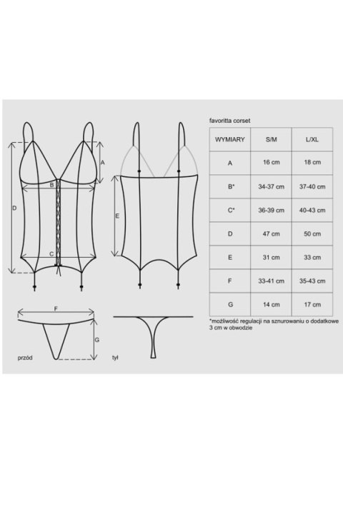 Favoritta gorset i stringi Favoritta gorset i stringi