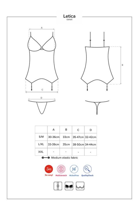 Letica gorset i stringi Letica gorset i stringi