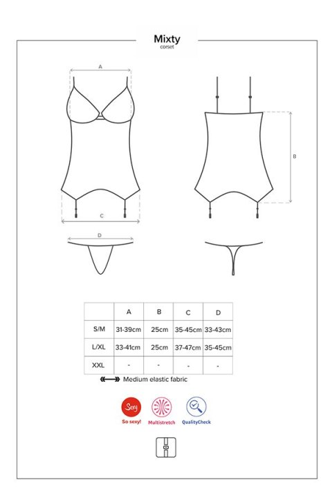 Mixty gorset i stringi Mixty gorset i stringi