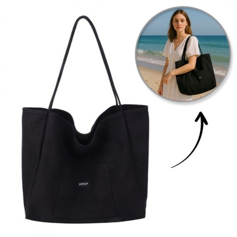 Torba materiałowa minimalistyczna duża TP15CZ