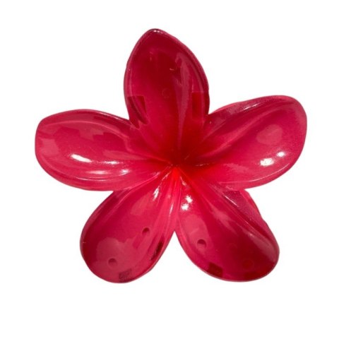 Spinka do włosów klamra XL kwiat czerwony ombre 7,5 x 8 cm SP287