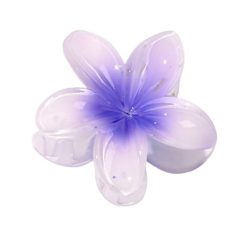 Spinka do włosów klamra XL kwiat ombre 7,5x8cm SP269FIO