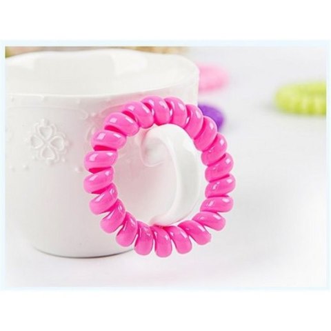 GUMKA DO WŁOSÓW SPRĘŻYNKA KOLORY, Kolor: Pomarańczowy