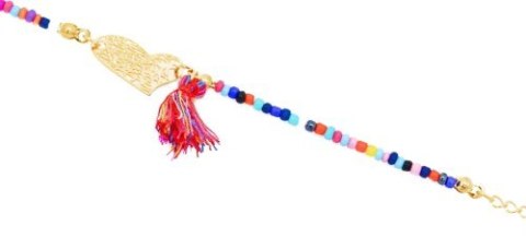 Bransoletka z koralikami