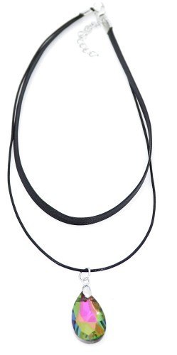 Efektowny podwójny naszyjnik