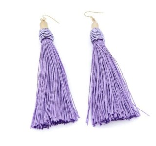 Kolczyki długie frędzle