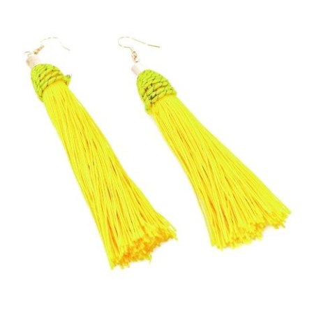 Kolczyki długie frędzle