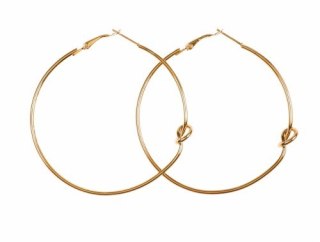 Kolczyki koła z ozdobą