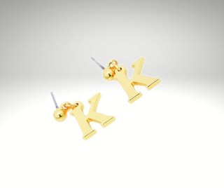 Kolczyki literki premium (1cm)