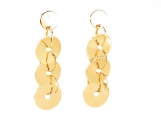 Kolczyki wiszące kółka