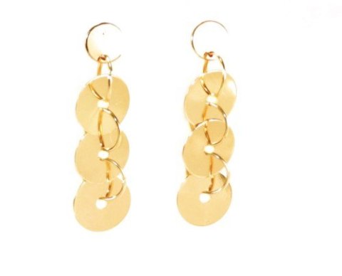 Kolczyki wiszące kółka