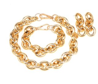 Łańcuszkowy komplet