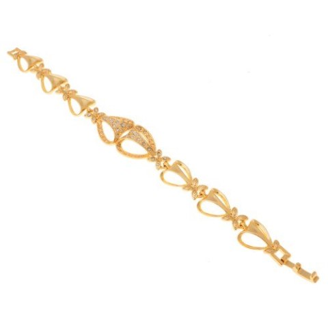 Bransoletka ozdobna, bogato zdobiona