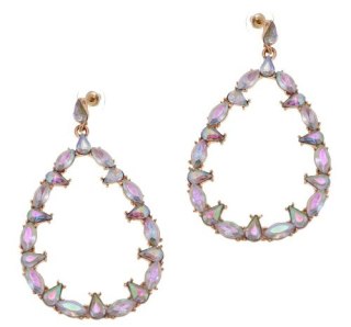 Długie kolczyki z cyrkoniami