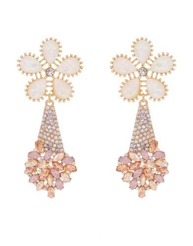 Kolczyki długie z cyrkoniami