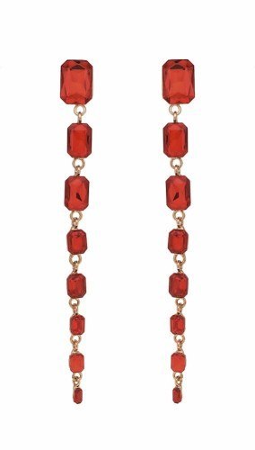 Kolczyki długie z cyrkoniami