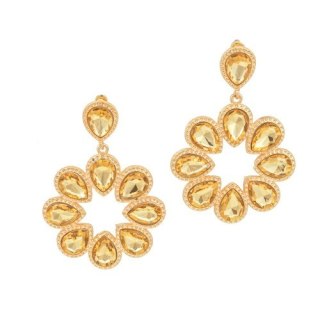 Kolczyki duże cyrkonie