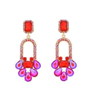 Kolczyki z kolorowymi cyrkoniami