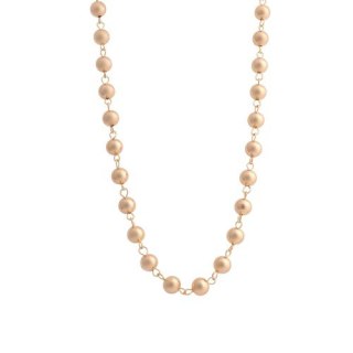 Łańcuszek , duże błyszczace kulki, krótki 63