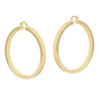 Kolczyki pozłacane , koła, grecki wzór na zewnętrznej stronie 23