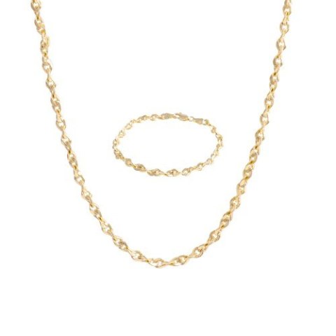 Komplet, owalne skręcane ogniwa 13