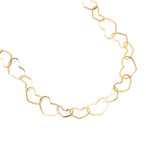 Naszyjnik duże serca